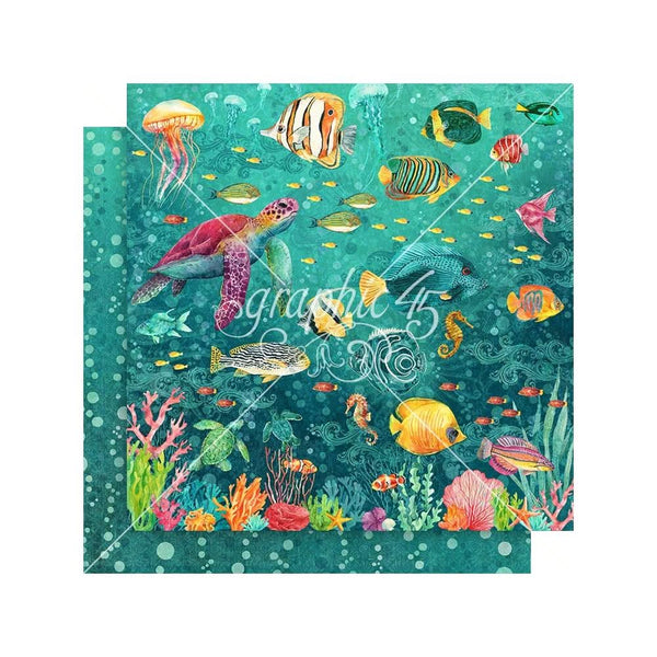 Graphic 45 Collection Pack 8"x 8" - Seas The Day