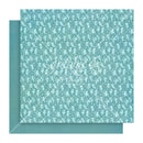 Graphic 45 Fairy Boutique Double-Sided Cardstock 12"x 12" - Aero Blue Pattern & Solid