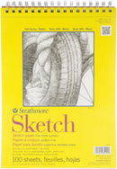 Strathmore Sketch Spiral Paper Pad 9"X12" 100 Sheets