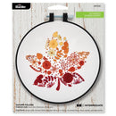 Bucilla Stamped Embroidery Kit W/6" Plastic Hoop Autumn Foliage