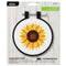 Bucilla Stamped Embroidery Kit W/3" Plastic Hoop Golden Sunflower