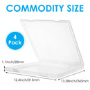 Universal Crafts Stackable 12"x 12" Paper Storage Organiser 4 Pack
