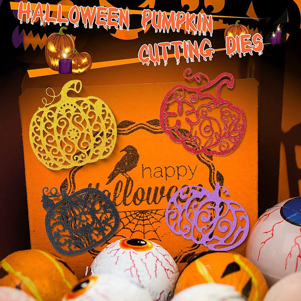 Poppy Crafts Cutting Dies #397 - Halloween Collection - Patterned Pumpkin #1*
