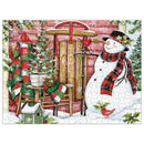 Lang Jigsaw Puzzle 500 Pieces 24"X18" Snowman & Sled*