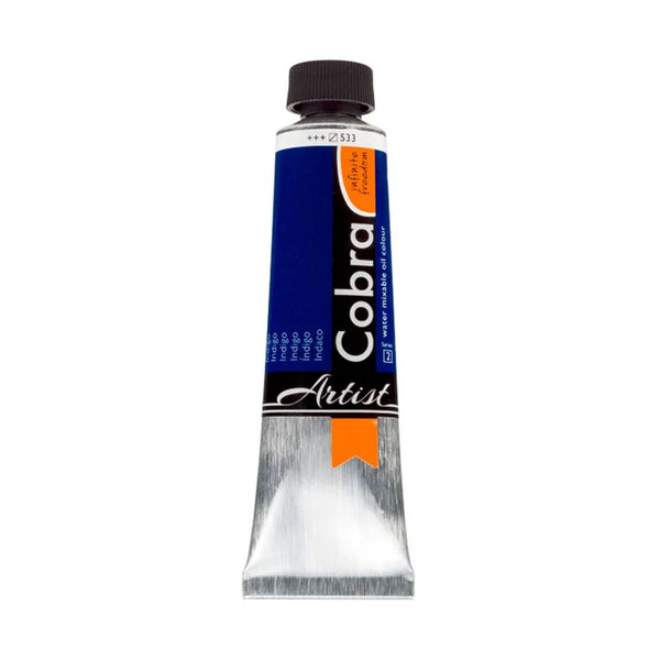 Cobra Artist Water Mixable Oil Colour  - 533 - Indigo 40ml