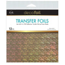 Deco Foil Transfer Sheets 6"X6" 12/Pkg - Firelight