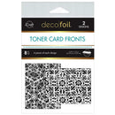 Deco Foil Toner Card Fronts 4.25"X5.5" 8/Pkg Artsy Print