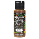 DecoArt Stained Glass Paint 2oz - Amber Brown*