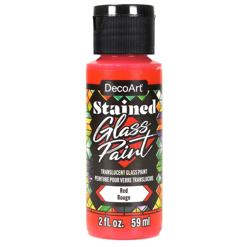 DecoArt Stained Glass Paint 2oz - Red*