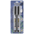 Uchida DecoFabric Opaque Paint Marker Chisel Tip 2/Pkg - Black*