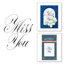 Spellbinders Press Plate By Paul Antonio Copperplate Miss You*
