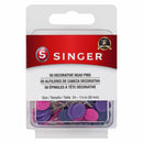 SINGER Decorative Head Straight Pins 50/Pkg*