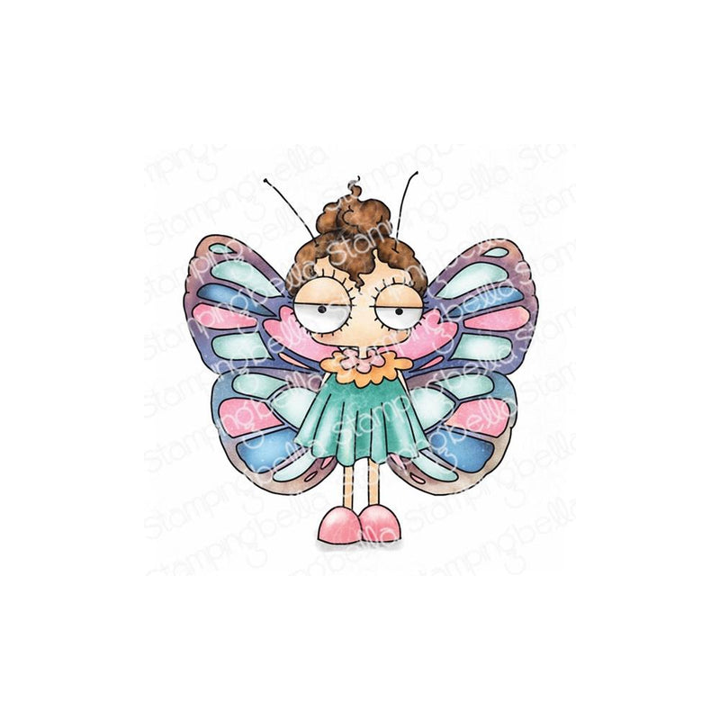 Stamping Bella Cling Stamps Mini Oddball Butterfly Girl*