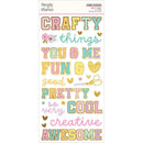 Simple Stories Crafty Things Stickers 46/Pkg Foam