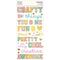 Simple Stories Crafty Things Stickers 46/Pkg Foam