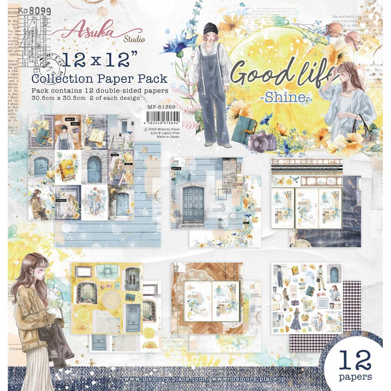 Asuka Studio Collection Pack 12"X12" Good Life Shine