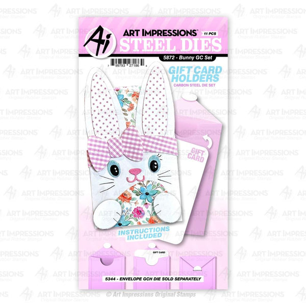 Art Impressions Gift Cards Die Bunny*