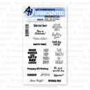 Art Impressions Sentiments Clear Stamps Mini Birthday*