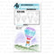 Art Impressions Watercolour Clear Stamps Hot Air Balloon*