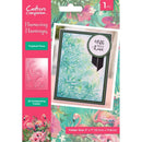 Crafter's Companion Flamazing Flamingos 3D Embossing Folder 5"X7" Tropical Flora*