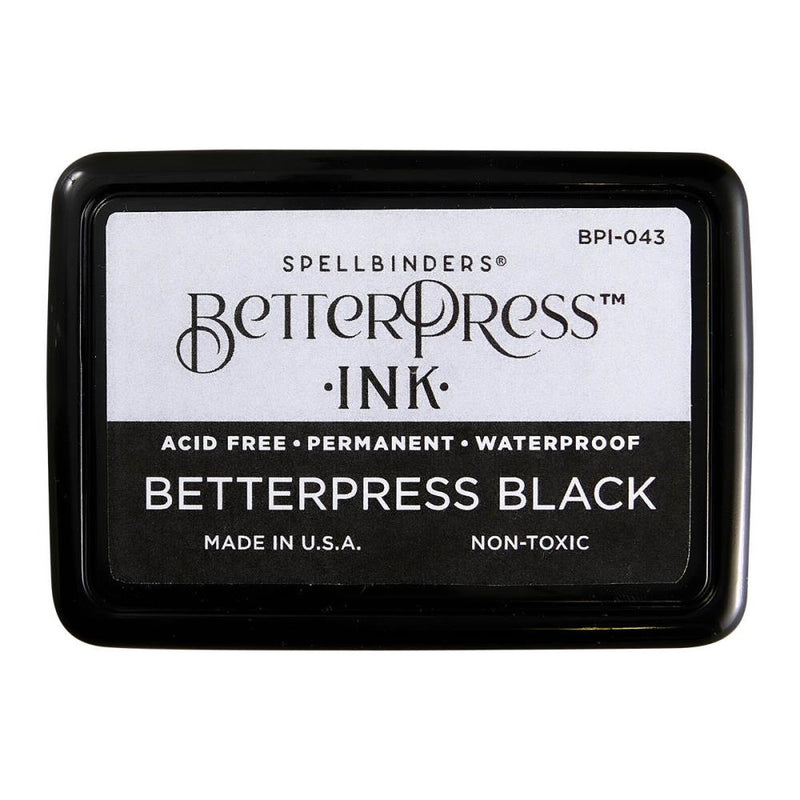 Spellbinders BetterPress Ink Pad Black, Full Size*