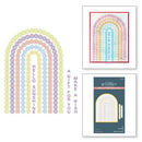 Spellbinders BetterPress Press Plate & Die Set Arched messages Registration*