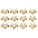 We R Charm Stapler Charm 12/Pkg Gold Heart