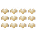 We R Charm Stapler Charm 12/Pkg Gold Heart