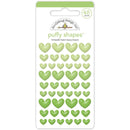 Doodlebug Puffy Stickers - Limeade Heart