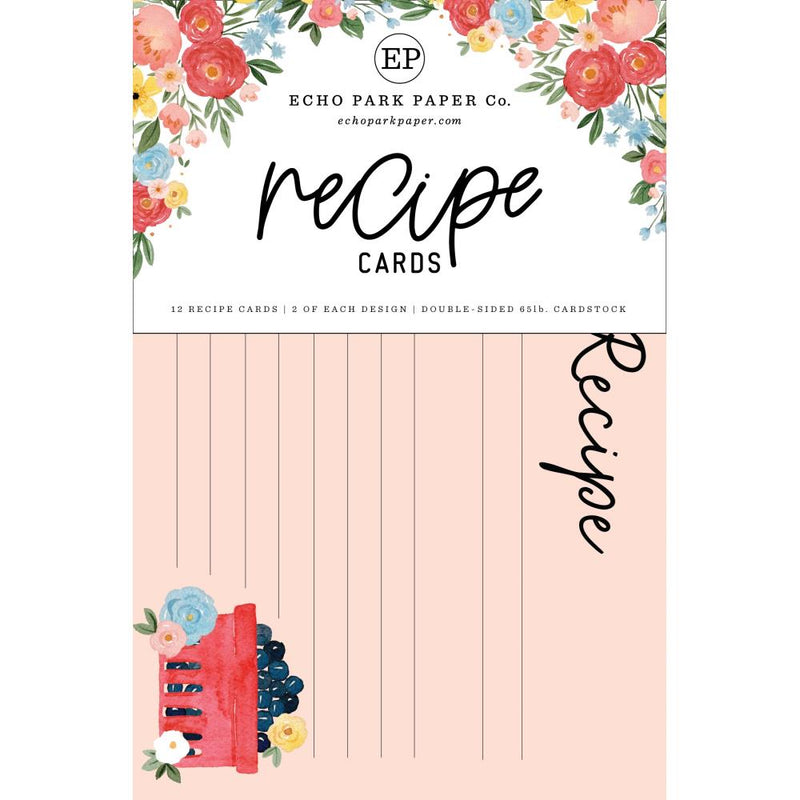 Echo Park Recipe Cards Summer*