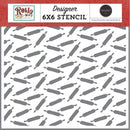 Carta Bella Stencil 6"X6" Rolling Pin, Roll With It*