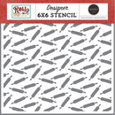 Carta Bella Stencil 6"X6" Rolling Pin, Roll With It*