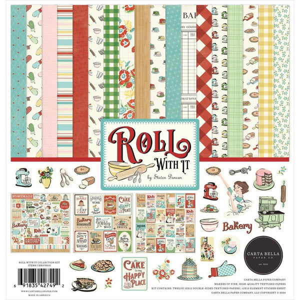 Carta Bella Collection Kit 12"X12" Roll With It