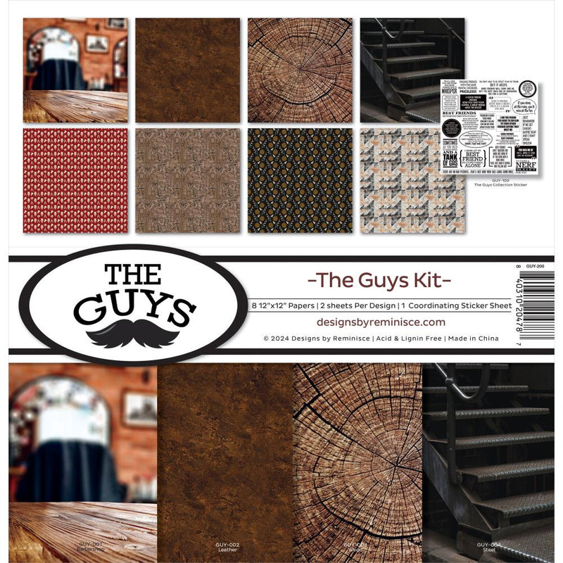 Reminisce Collection Kit 12"X12" The Guys*