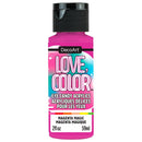 DecoArt Love Colour Eye Candy Acrylic Paint 2oz - Magenta Magic