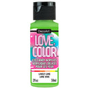 DecoArt Love Colour Eye Candy Acrylic Paint 2oz - Lively Lime