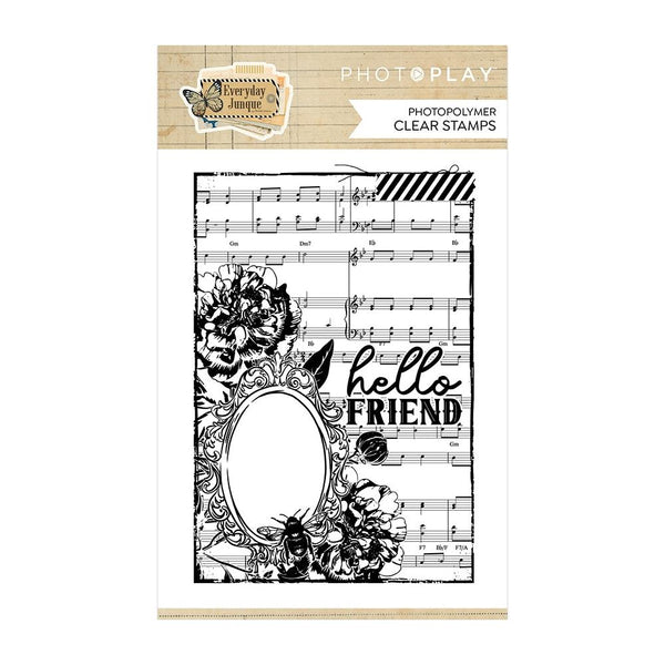 PhotoPlay Photopolymer Clear Stamps Background, Everyday Junque*