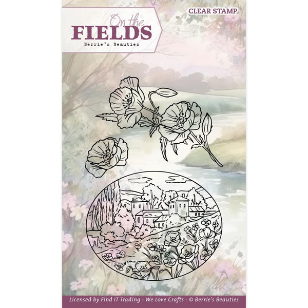 Find It Trading Berries Beauties Clear Stamps Poppy, On The Fields