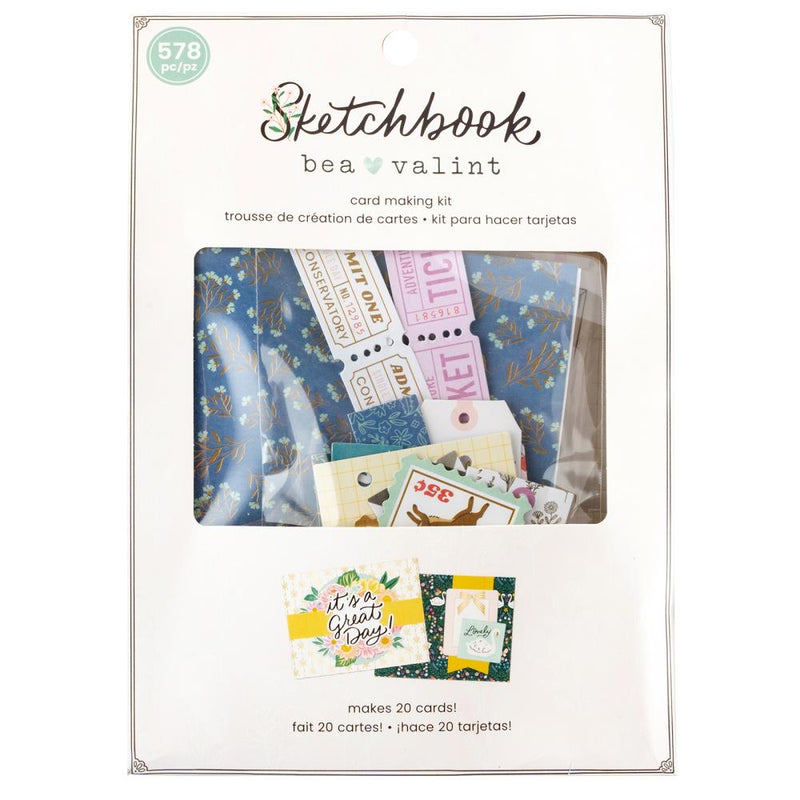 Bea Valint Sketchbook Card Making Kit Makes 20*