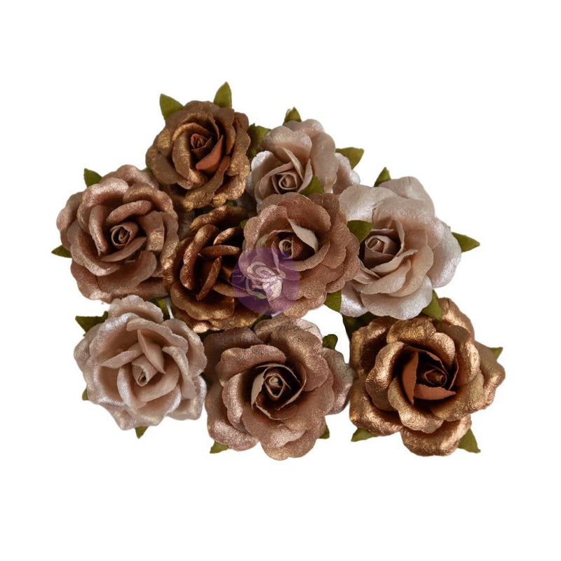 Prima Marketing Paper Flowers 9/Pkg Beautiful Calm, Nature Academia