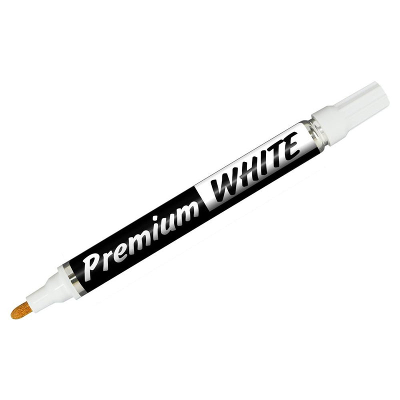 U-Mark Premium Glossy Paint Marker Carded White*