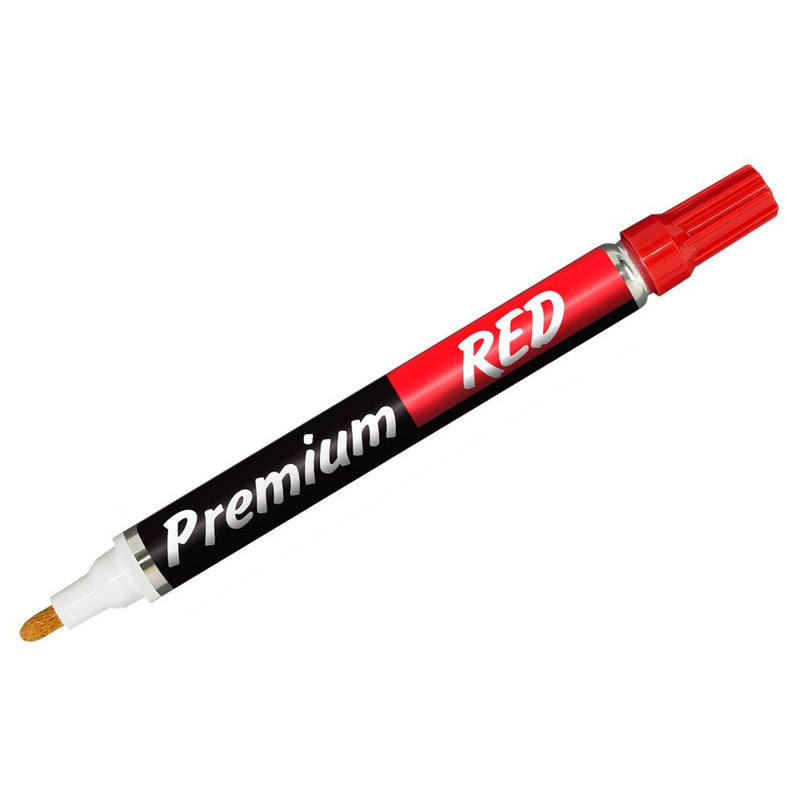 U-Mark Premium Glossy Paint Marker Carded Red*