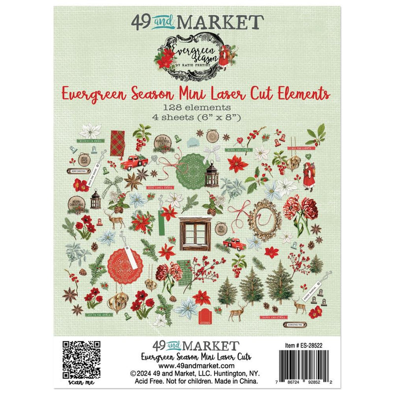 49 And Market Mini Laser Cut Outs Evergreen Season