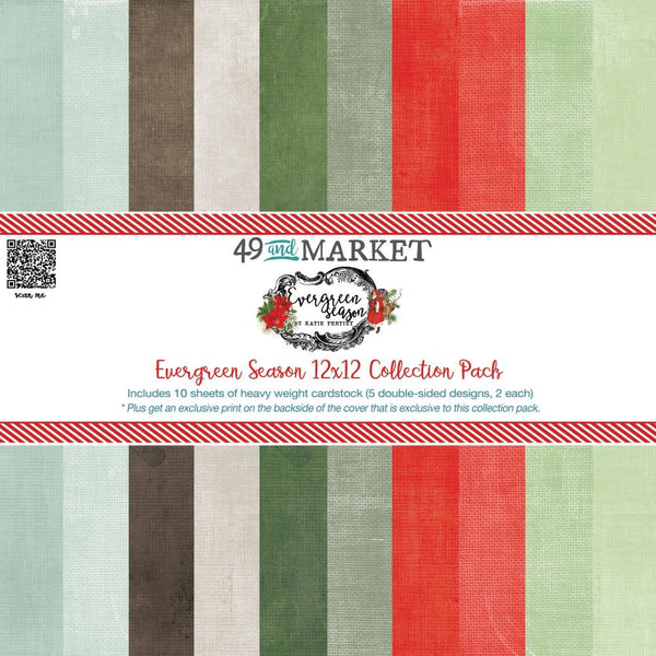 49 & Market Collection Pack 12"X12" Evergreen Season Foundations