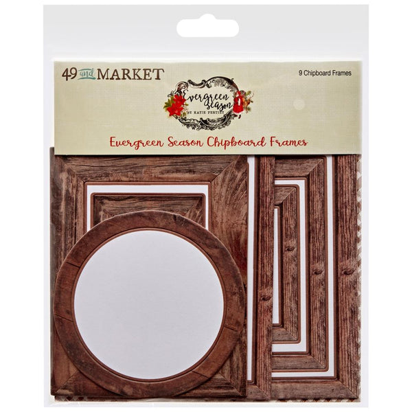 49 And Market Chipboard Set Frames, Evergreen Season*