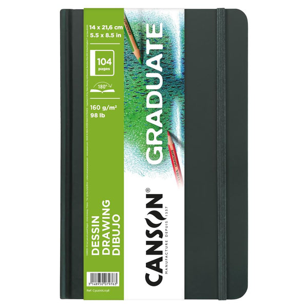 Canson Graduate Series Drawing Book 5.5"X8.5" 52 Sheets*