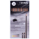 Lyra Graduate Graphite Pencils 12/Pkg Assorted Sizes