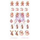 Prima Marketing Paper 25 & Peppermint Puffy Stickers 27/Pkg*