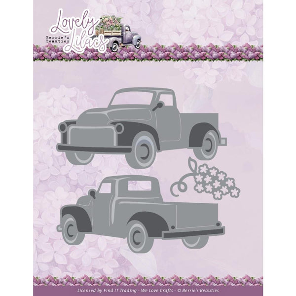 Find It Trading Berries Beauties Die Lovely Pick-Up Truck, Lovely Lilacs