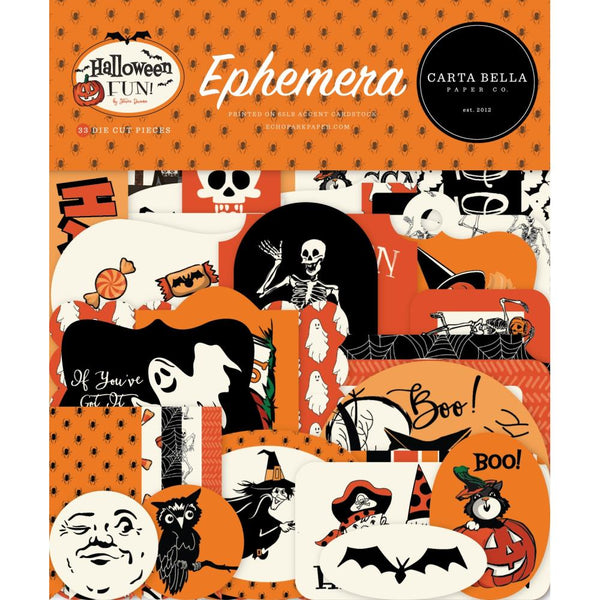 Carta Bella Cardstock Ephemera Icons, Halloween Fun